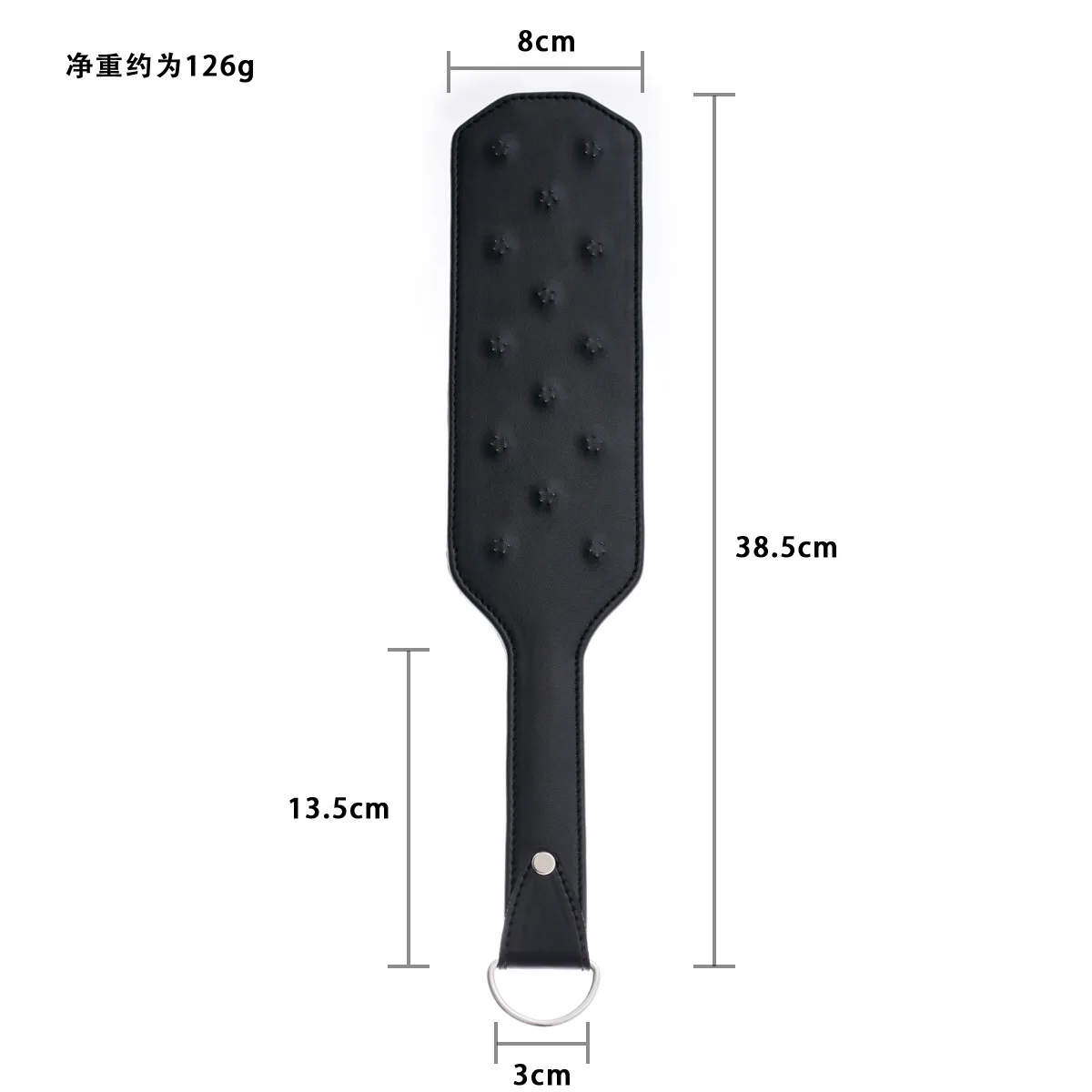 Leather  Paddle Slapper Whip for Horse Training 3