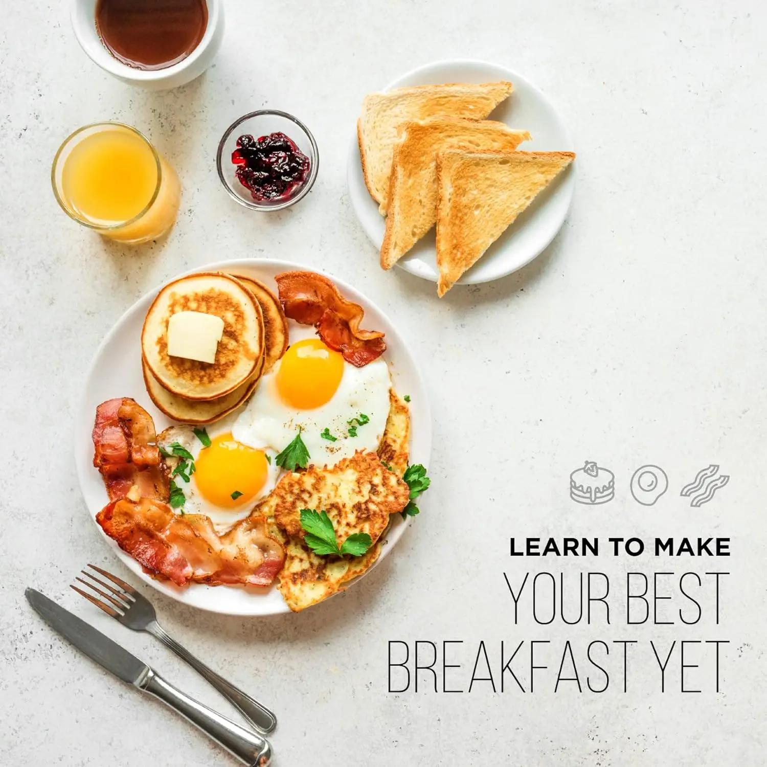 Electric Crepe Maker & Griddle, Precise Temperature Control Skillet for Perfect Brunch Blintzes, Pancakes, Eggs, Bacon 4