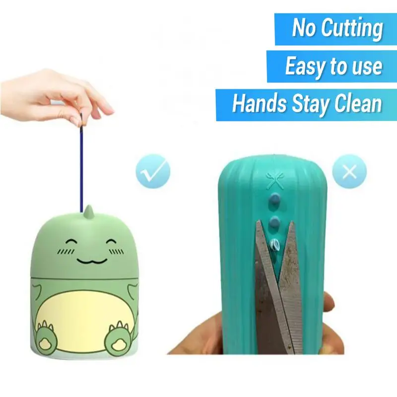 Toilet Bowl Cleaner Bottle, Cute Dinosaur-Shaped Bathroom Toilet Tank Cleaner with Ocean, Jasmine, and Peach Scent