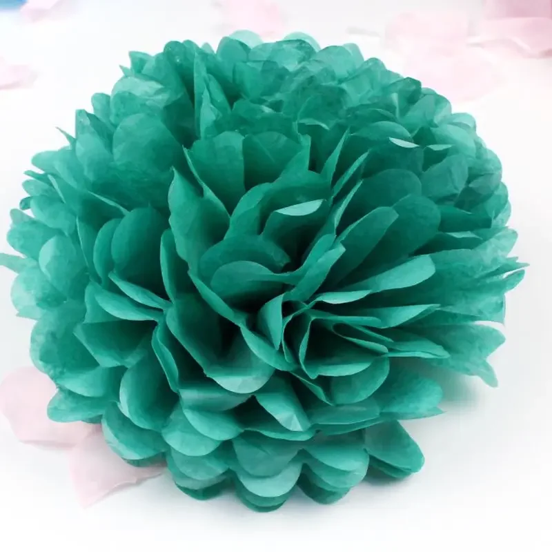 Pompon Di Carta Da Appendere A Forma Di Fiore – Arancione E Bianco – 12 Pezzi (6 Da 30 Cm E 6 Da 25 Cm) Per Feste E Matrimoni