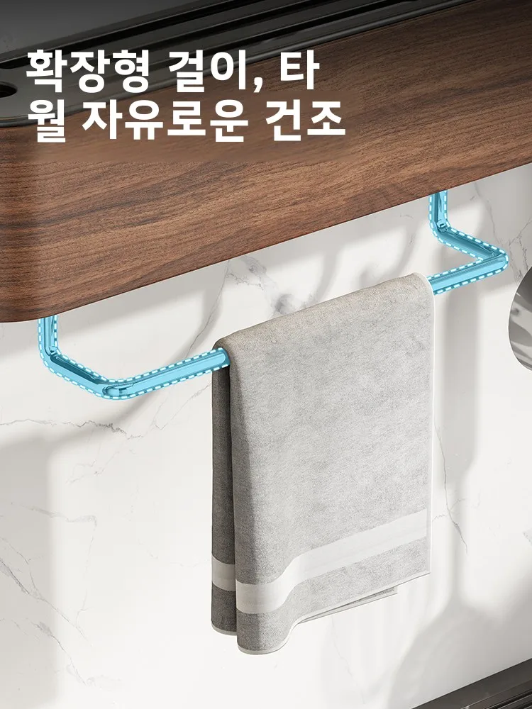 다용도 호두나무 벽걸이 주방 칼꽂이, 후크, 냄비, 스푼 보관 홀더, 무타공 설치
