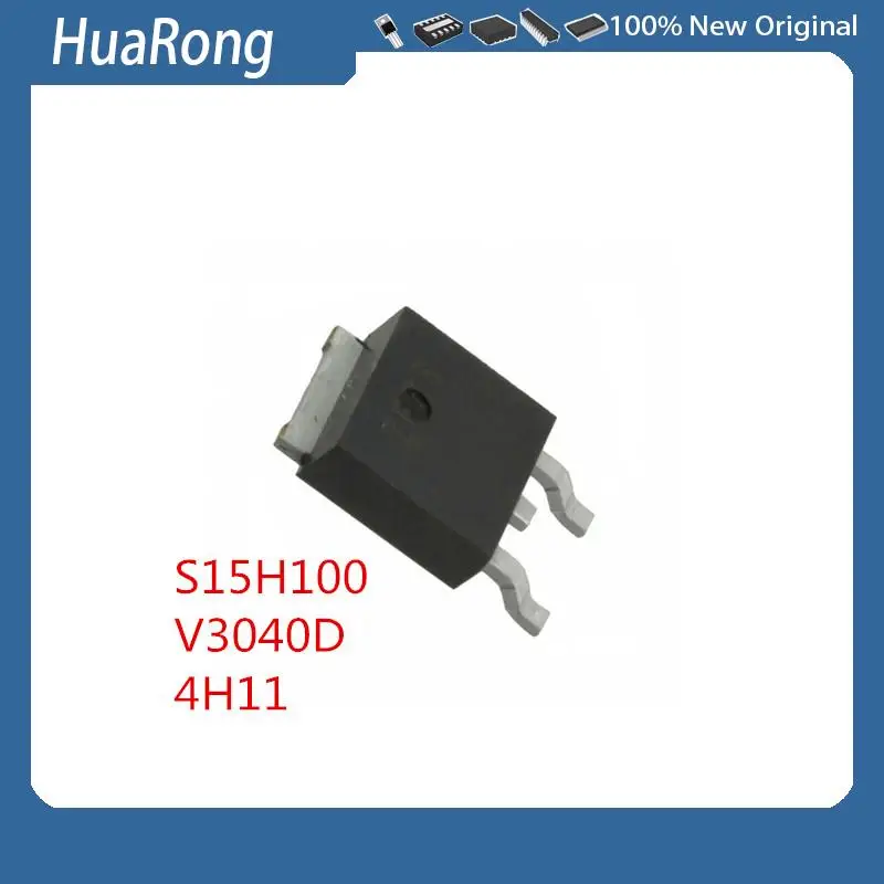

10 шт./лот S15H100 100V7.5A V3040D 4H11 TO-252 66010 TO-252-5 T43580 T435-800H TO-251
