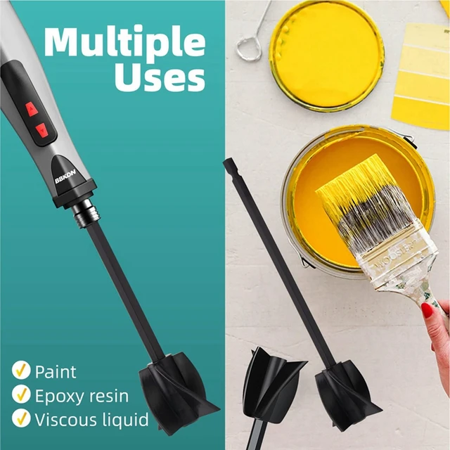 Paint Mixer Drill Attachment Helix Mixer Paint Epoxy Resin Plastic Stirrers  cc