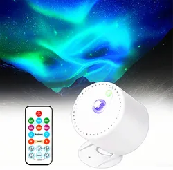 LED Nebula Projector Lighting Ambiance Night Light Star Laser Lights USB Bedroom Decor Party DJ Kids