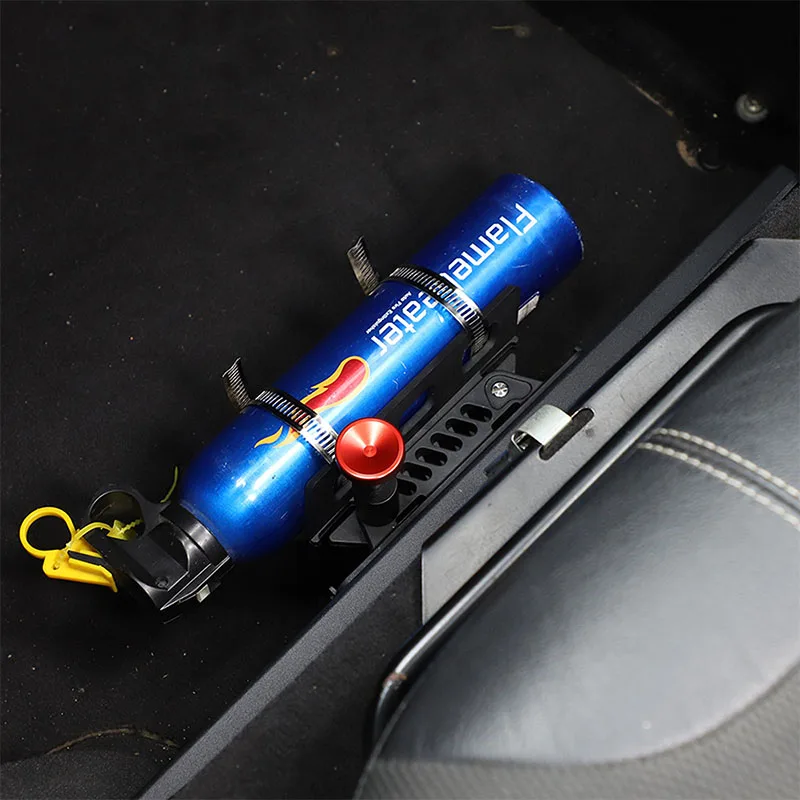 Lega Di Alluminio Per Land Rover Defender 90 110 130 2004-2019 Supporto Per Estintore Regolabile Per Seggiolino Auto Nero Accessori Per Auto
