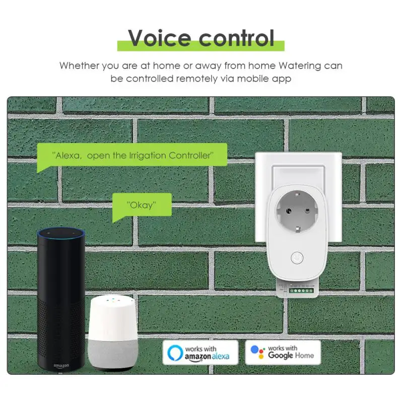 Tuya WIFI Smart Valve Automatic Water Timer Outdoor Farm Garden Intelligent  Sprinkler Timer Work with Alexa and Google Assistant - AliExpress