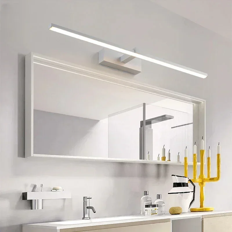 Modern Led Wall Light Indoor Home Bathroom Wall Lamp 120 100 80 60cm Mirror Sconce Light Bathroom Front Lamp LED Luminaires