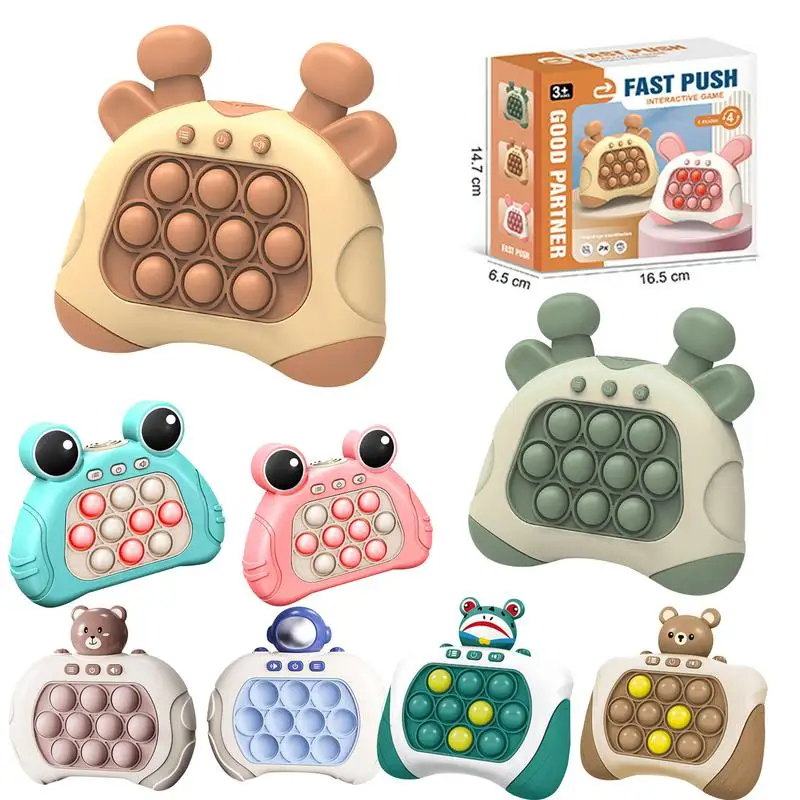 

Push Game Pop Electronic Pushit Pro Super Bubble Pop Game Light Push Up Antistress Fidget Toys for Kids Adult Christmas Gift