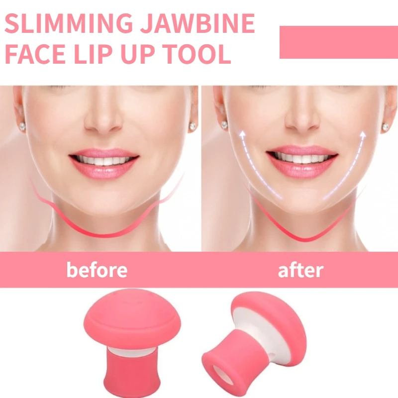 Lifting Double Thin Mouth Jaw Exerciser Silica Gel Slimming Face Lift Tool Chin V Face Wrinkle Removal Blow Breath Exerciser