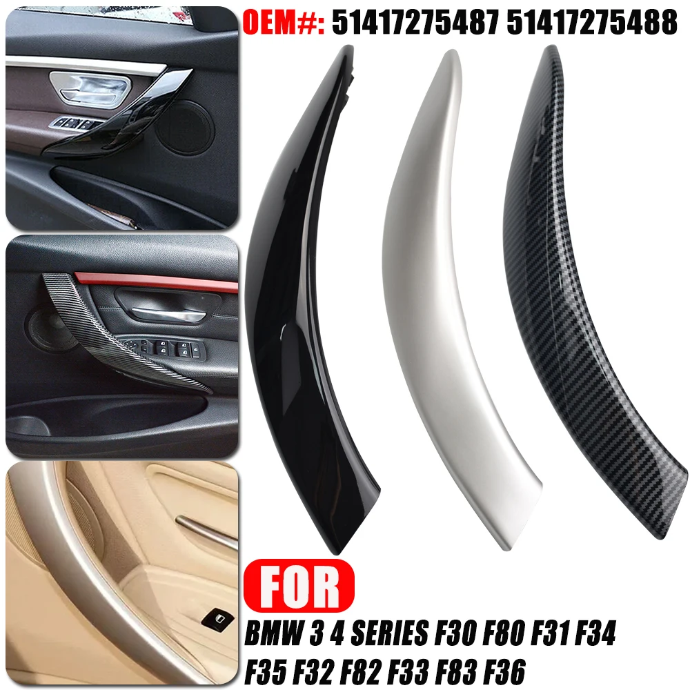 51417275487 51417275488 Interior Door Pull Handle Outer Cover Trim 