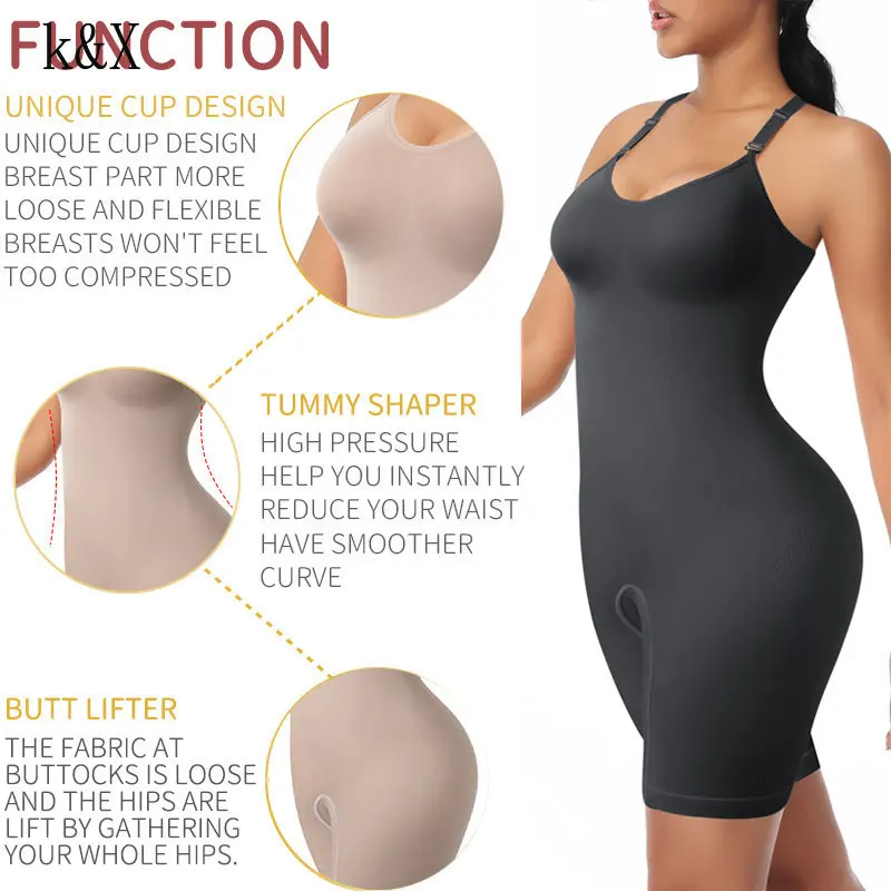 Fajas Colombianas Women's Shapewear Slim Body Shaper Shaping Stomach Women Bodysuit Waist Trainer Slimming Hip Lift Sexy Girdle