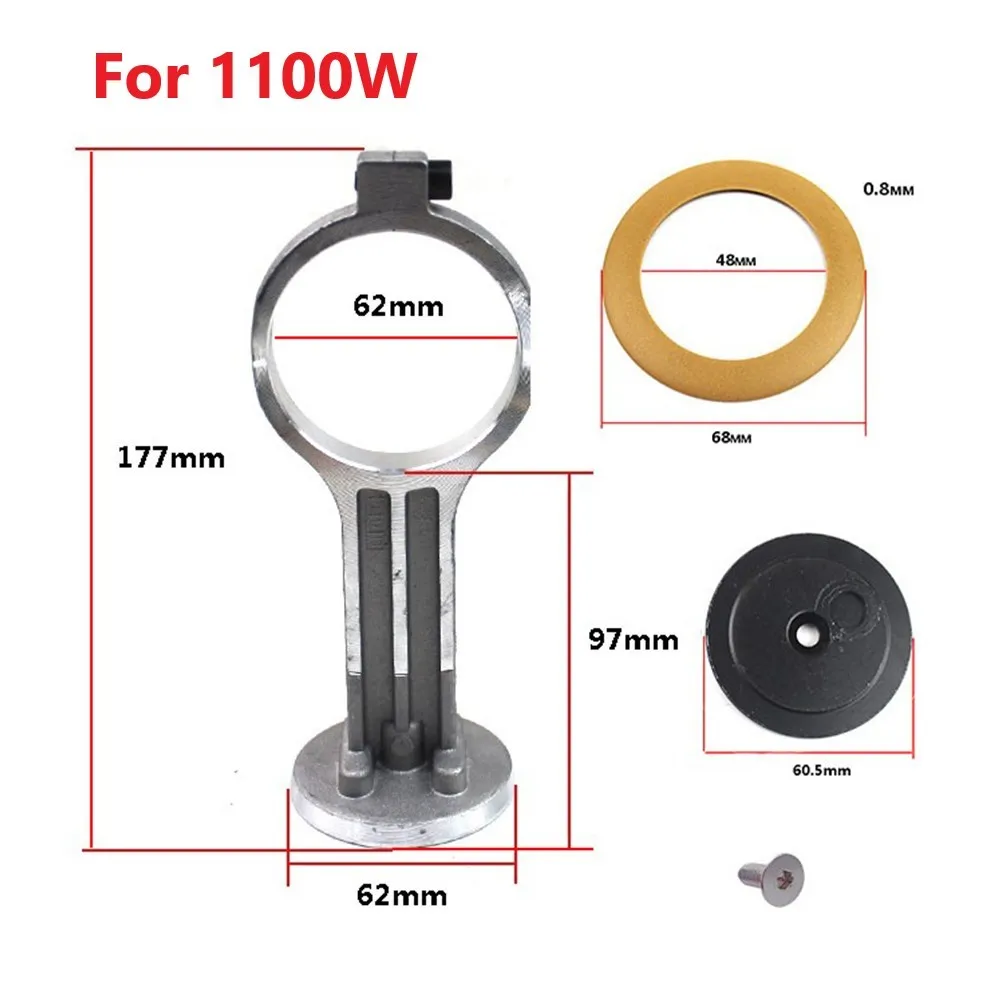 Piston Ring Accessories Air Compressor Connecting Rod Cup Cylinder Steel Sleeve Rubber Ring Autus Oil-free Silent Air Pump 10pc pump piston rings rubber piston ring for air compressor 1100w 63 7mm cylinder inner diameter oil free insulated pump access