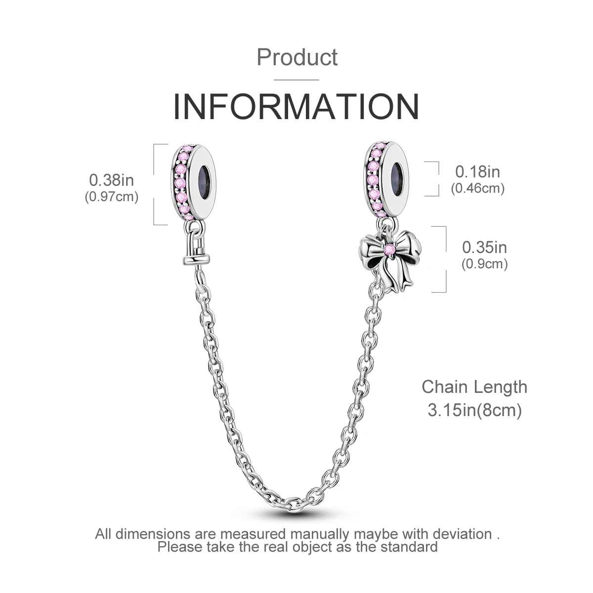 Neue 925 Silber Sicherheitskette Mond Blume Stern Baumeln Charme Fit Original DIY Armband Für Frauen Mädchen Schmuck – Detail 4