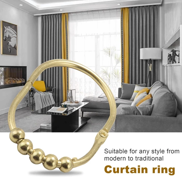 Quiet-Glide Curtain Clip Rings