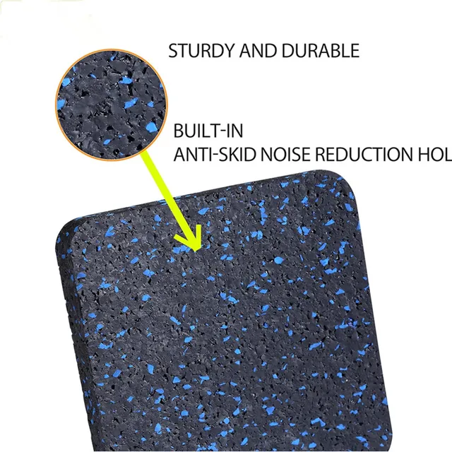 10*10cm Treadmill Mat Pads Exercise Equipment ,Sound Insulation Shock Absorbing Mat, Floor Protection for Treadmill Washer 3