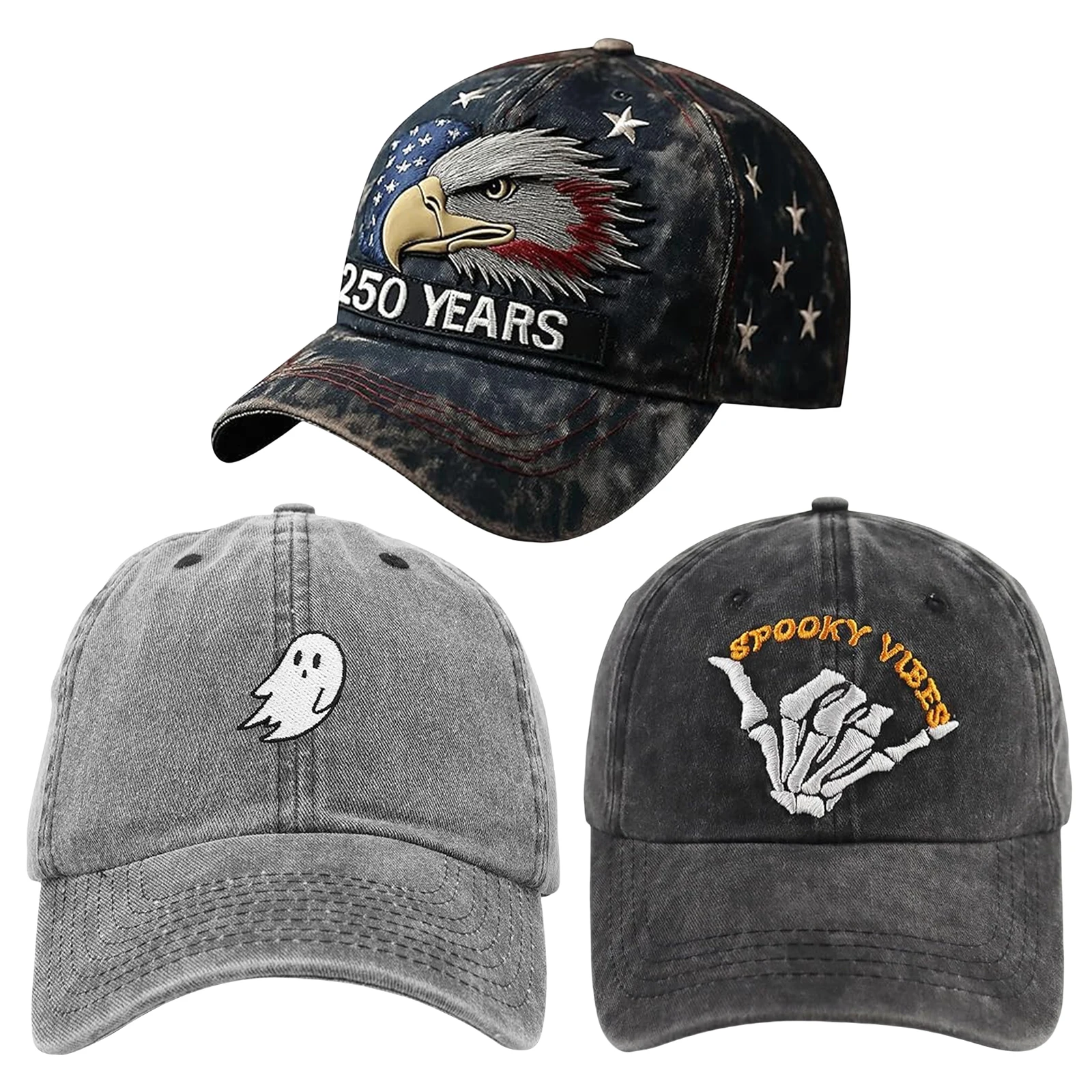 Outdoor Sun Hat Breathable Casual Baseball Cap Adjustable Retro Printed Baseball Hat for Activities Hiking Camping Picnic