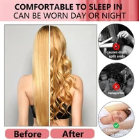 Bigoudis doux sans chaleur tige à friser bandeau sans chaleur bigoudis boucles paresseuses dormir pendant la nuit Flexi tiges outils de coiffure 6