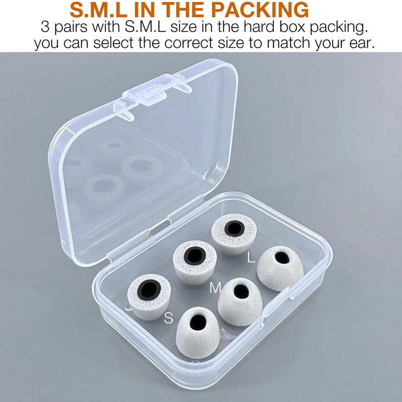 SoundPEATS Air5 Pro / Air5 Pro+ / Air4 Pro / Capsule3 Pro Ear buds foam tips plugs sleeves