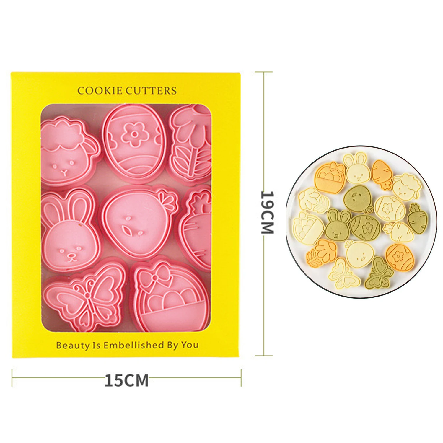 Mini Merry Christmas Metal Pastry and Cookie Cutter Set for Baking and Cake Decoration