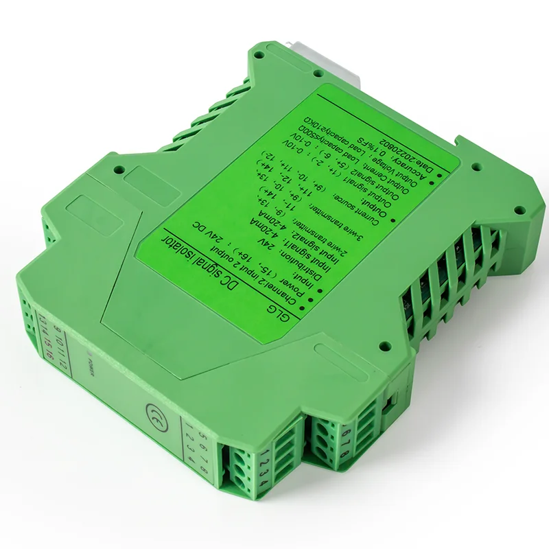 

4-20mA DC Galvanic Signal Transmitter Converter Multi Input 0-10V 0-5V Analog Output DC24V AC220V Signal Transducer
