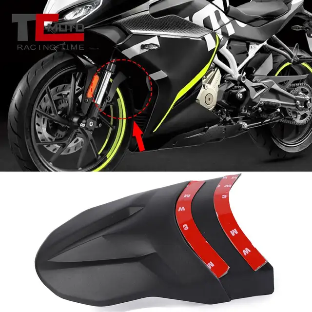 Protect and Style Your 250SR Motorcycle with the Front Fender Extender by OLIVER MOTO RACING