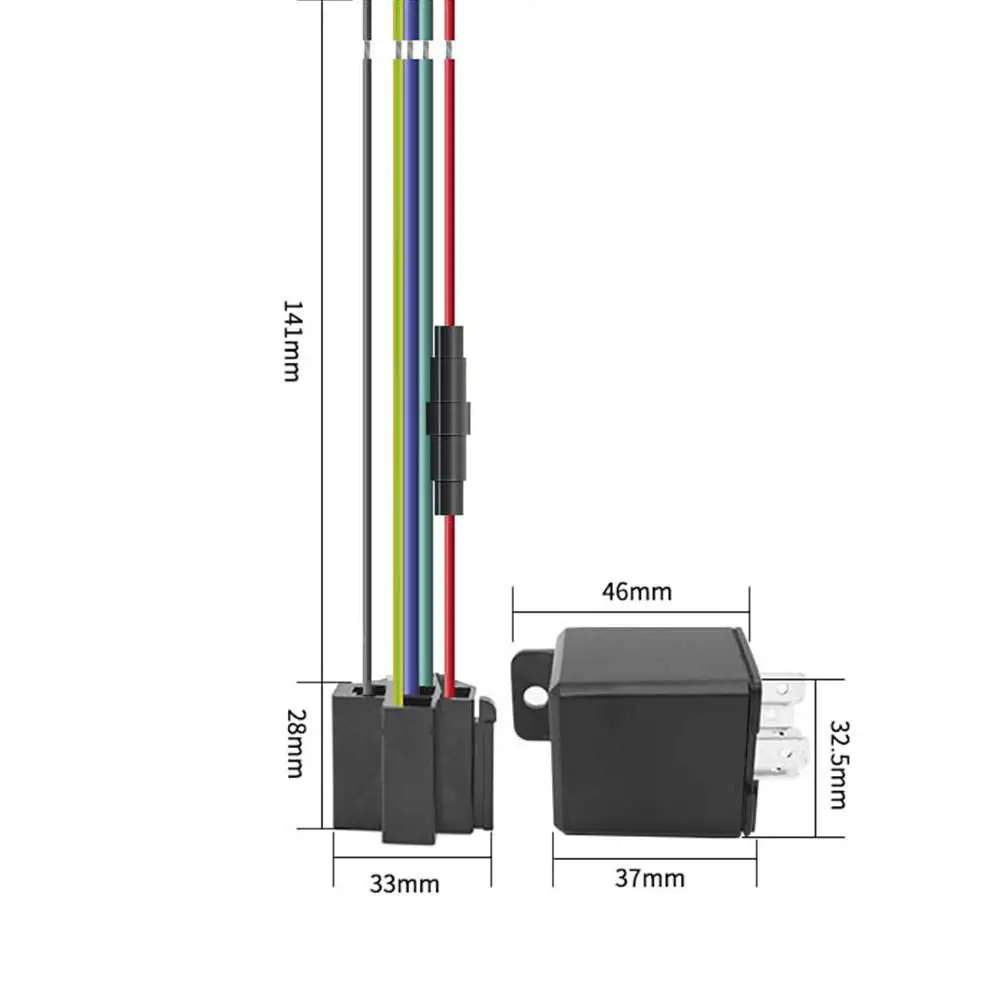Back view of the 4G GPS Relay Mini Tracker device