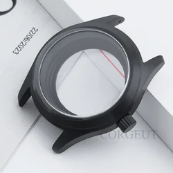 Pilot 200m Waterproof PVD Watch Case - Ladies' Small Watch Mod - 39mm ETA2824 PT5000 (Black Glass)
