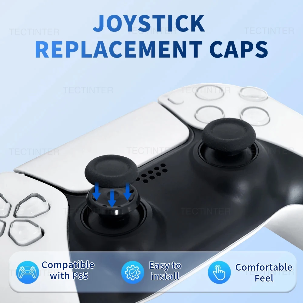 Joystick Caps for PS4/PS5 Controller Replacement