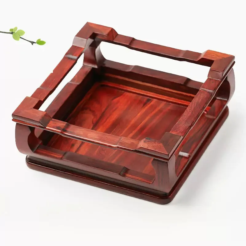 Rosewood Rosewood Carving Crafts, Ornaments Bracket, Flower Pot, Fish Tank, Buddha Vase, Solid Wood Base