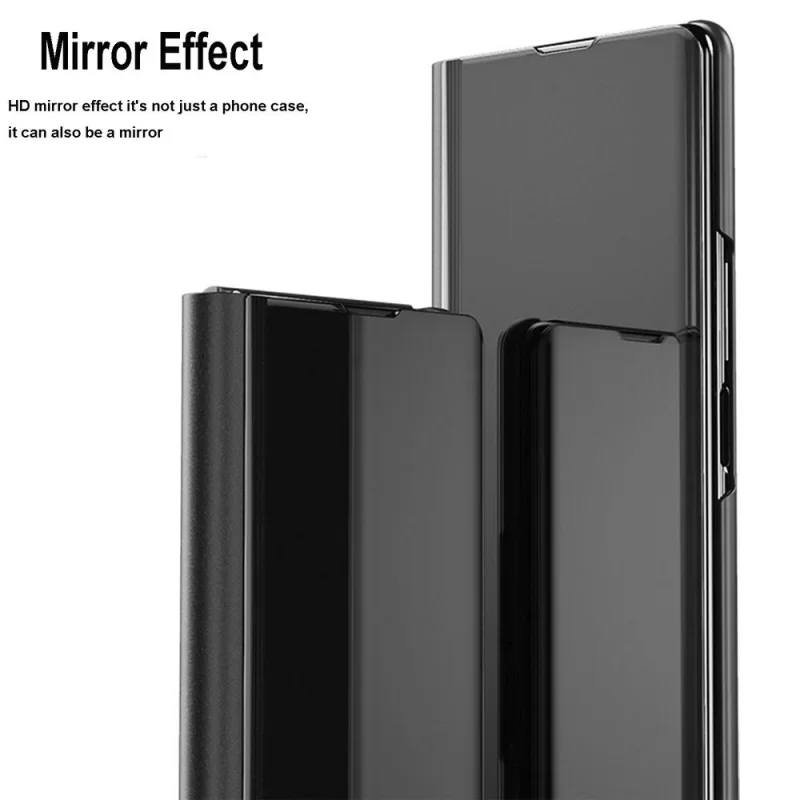 Smart View Mirror Flip Case - Shockproof Stand Cover