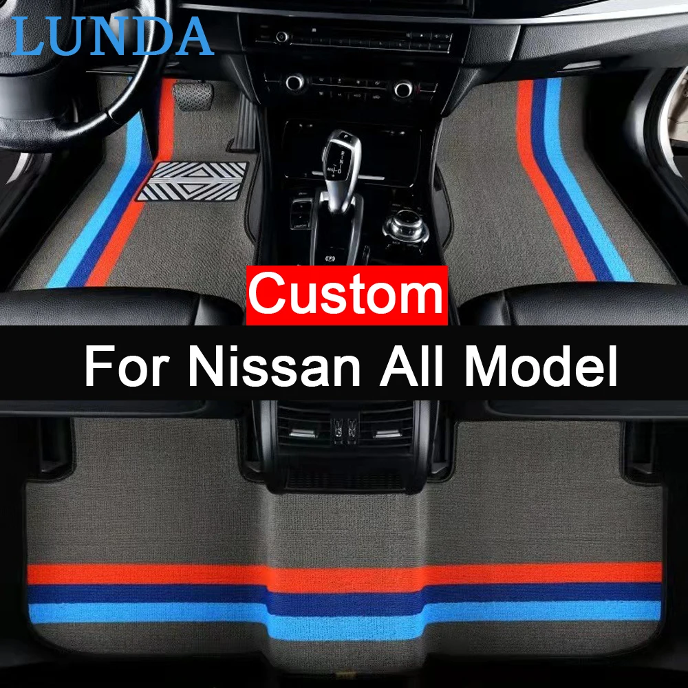 New Custom Car Floor Mats For Nissan Qashqai FUGA NV200 Patrol Y61