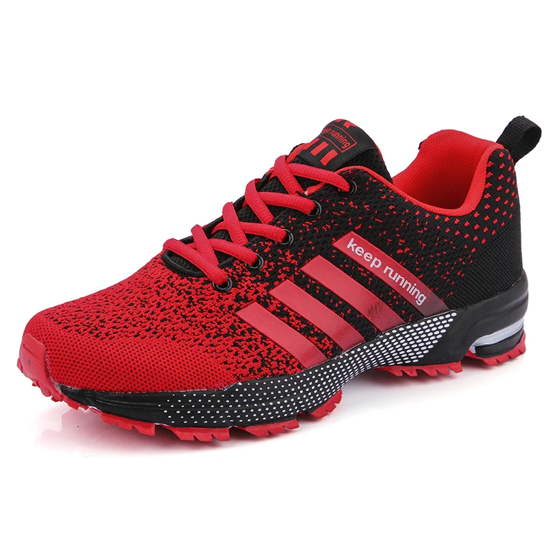 New 2019 Men Running Shoes Breathable Outdoor Sports Lightweight Sneakers for Women Comfortable Athletic Training Footwear |