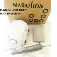 LAAOVE-Champion 3 PRO 105LN Handle 35K/45K/50K Electric Nail Drill STRONG 210 Micro Motor Grinding Machine For Nail Art Tools 1