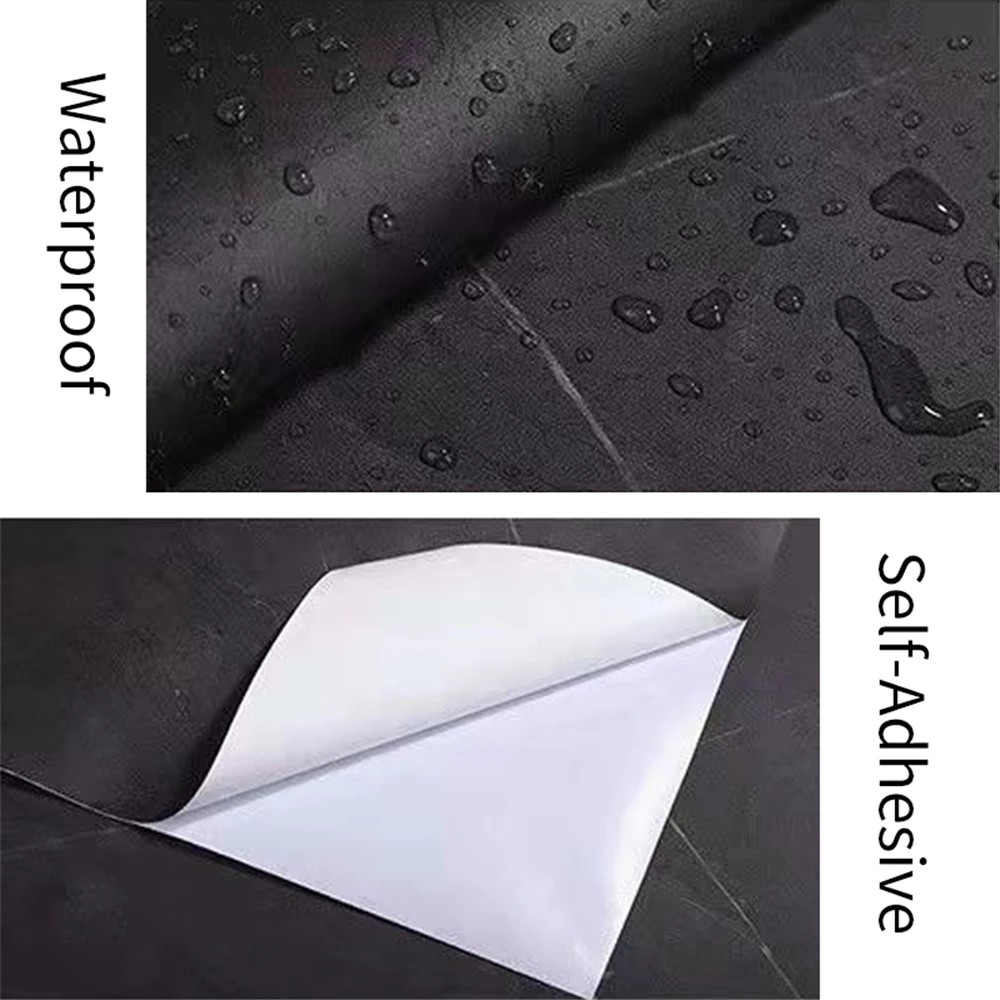 Рисунок 4 - Матовые черные мраморные обои шириной 60/80 см