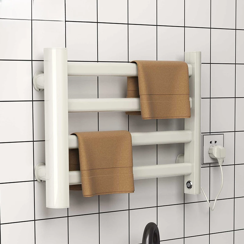 

Electric heating towel rack sterilization and mite removal household wall-hung bathroom carbon fiber drying bathroom rack