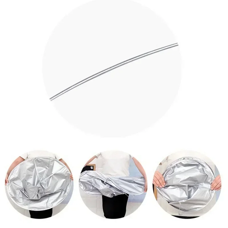 Creative DIY Apron Hair Cutting Cloak Coat Salon Barber Stylist Cape Umbrella Haircut Cloak Hairdressing Home Cleaning Protector 6