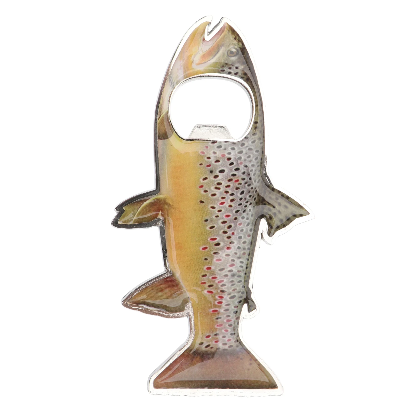 

Rainbow Stainless Steel Trout Fish Bottle Opener Fridge Magnet (Random Style)