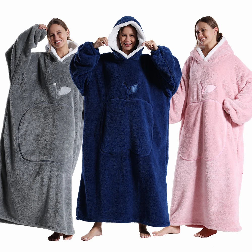 Hoodies Blankets Casual Homewear plus Size Robe Winter main image 0