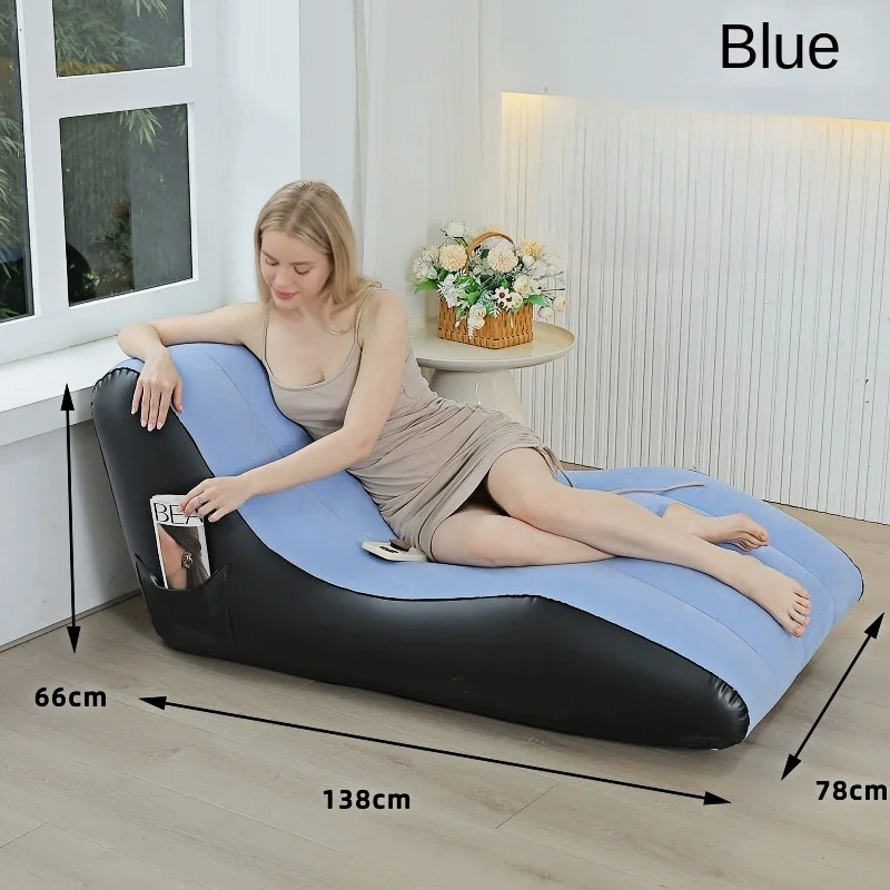 New Inflatable Sofa Portable Outdoor Air Lounge Chair, Simple and Stylish, Suitable for Outdoor Cinemas, Terraces, Homes, Lawns