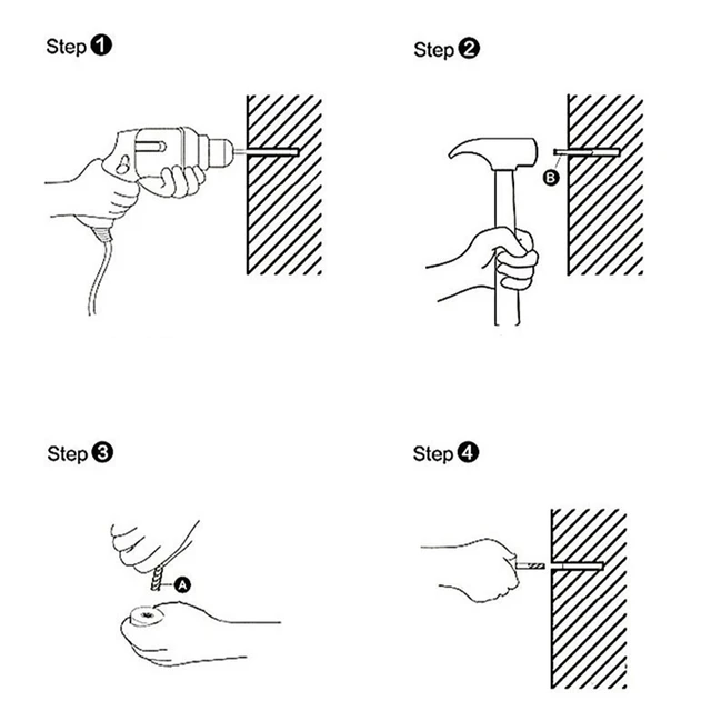 Kavicsos Szilárd Fa Horgos Ruhák Fogas Fali Kabát Kalap Állvány Vintage Kulccsal Függő Tartó Ajtó Fürdőszoba Többcélú Dekoráció Lyukasztás - Image 6