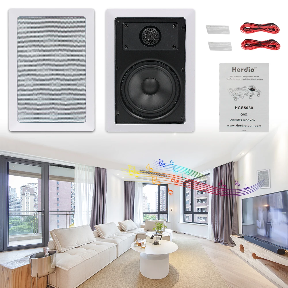 Ceiling Speakers With Amplifier Herdio Bluetooth In Ceiling - Main Image