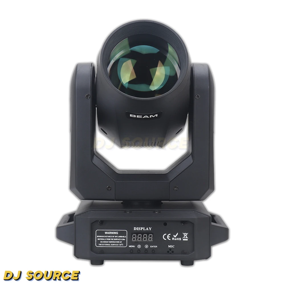 디스코 파티 클럽 무대 효과 조명, 18 회전 프리즘 레인보우 효과, 200W LED 빔 스팟 무빙 헤드 라이트, DMX512, 11, 13 채널