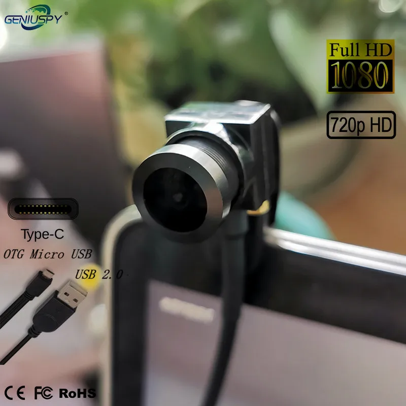 1080P 720P cam Plug And Play Usb Free Driver Driverless 1.7mm Wide