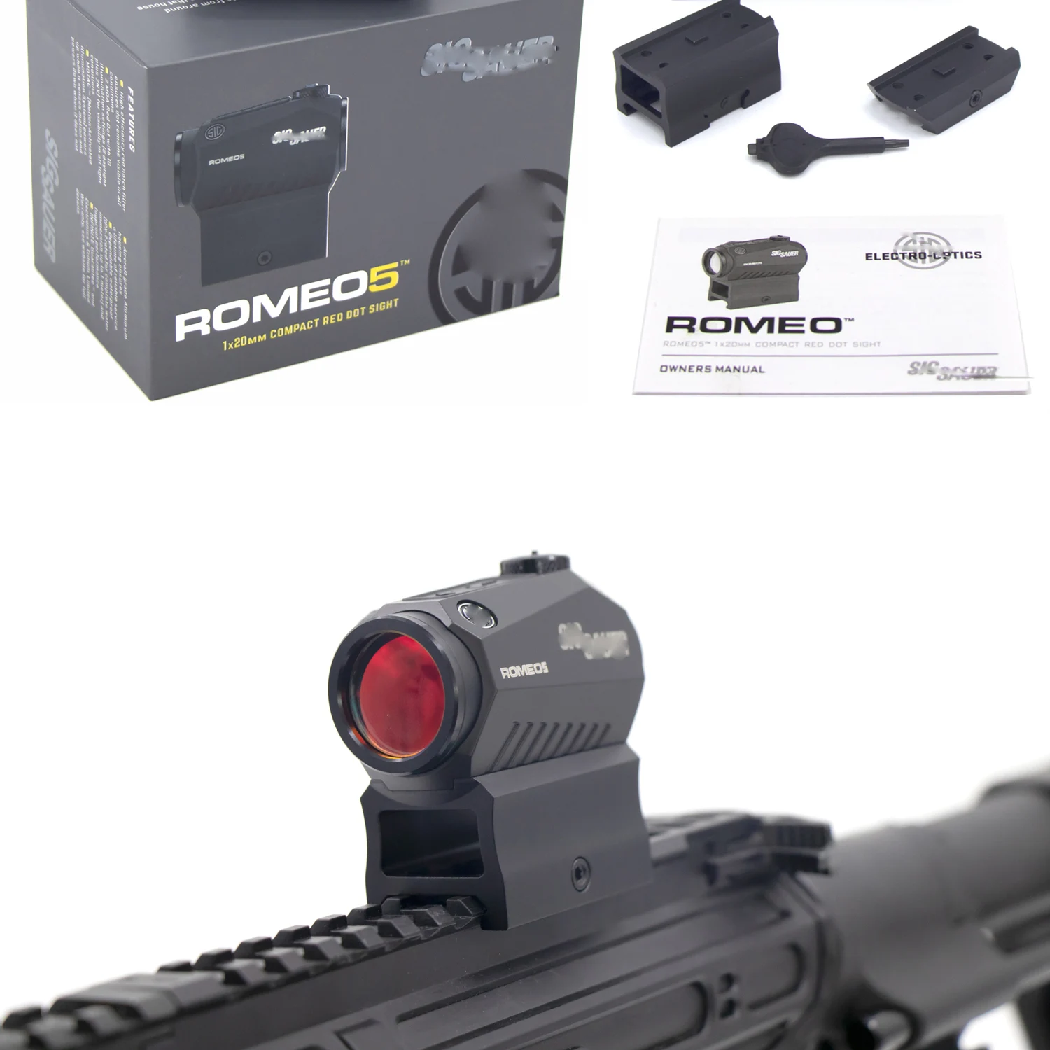 Goetland 1x30mm Red Dot Sight Reflex Sight Scope Green Red Dot - View #10