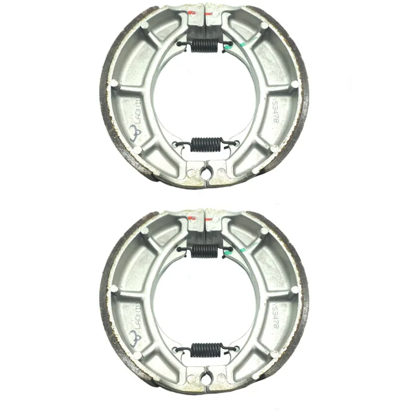 MotorcycleFrontRearBrakePadsShoeSetForSUZUKITS100Noncho1976