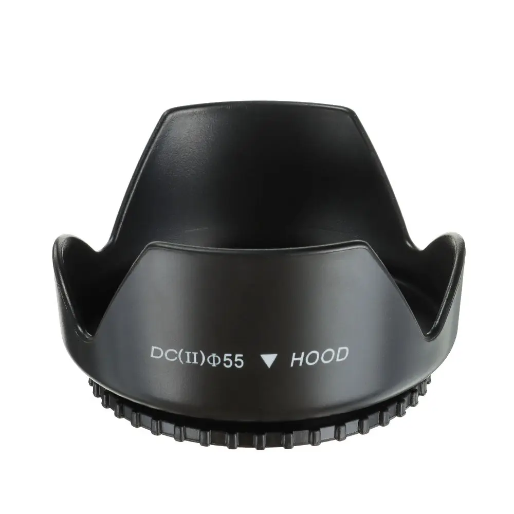 Universal Black Camera Lens Sunshade Hood