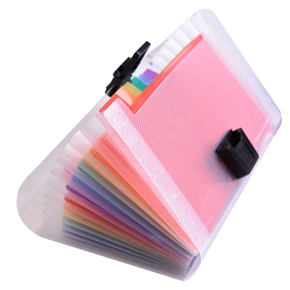 

13 Pockets Document Organizer Bag File Plastic Wallets Expandable Folders Paperwork