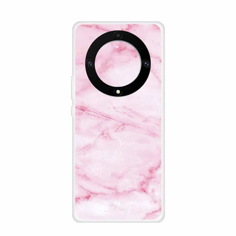 Marble Clear Soft TPU Silicone Back Cover - Transparent Coque
