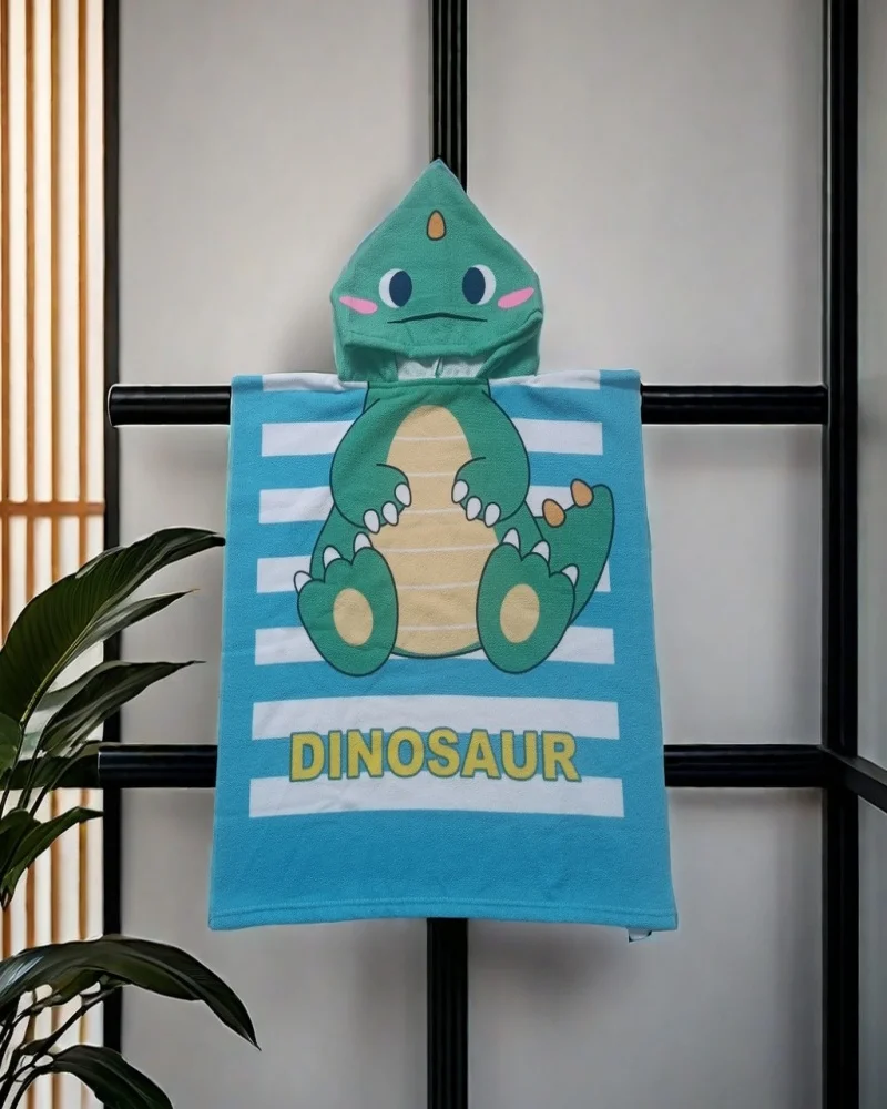 

Kids Boys 1-5 Years Old Bathrobe Newborn Towel for Kids Dinosaur Dress Up Kids Poncho Cape Kids Beach Towel Poncho Hooded Baby