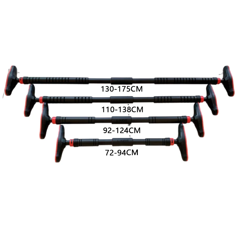 

75-175cm horizontal bars gymnastics, folding pull up exercise bar with anti-slip and safety lock, pull up bar